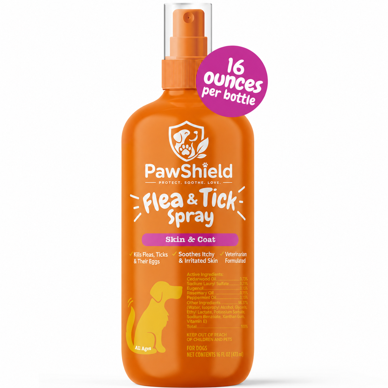 PawShield™ Natural Flea & Tick Defense Spray